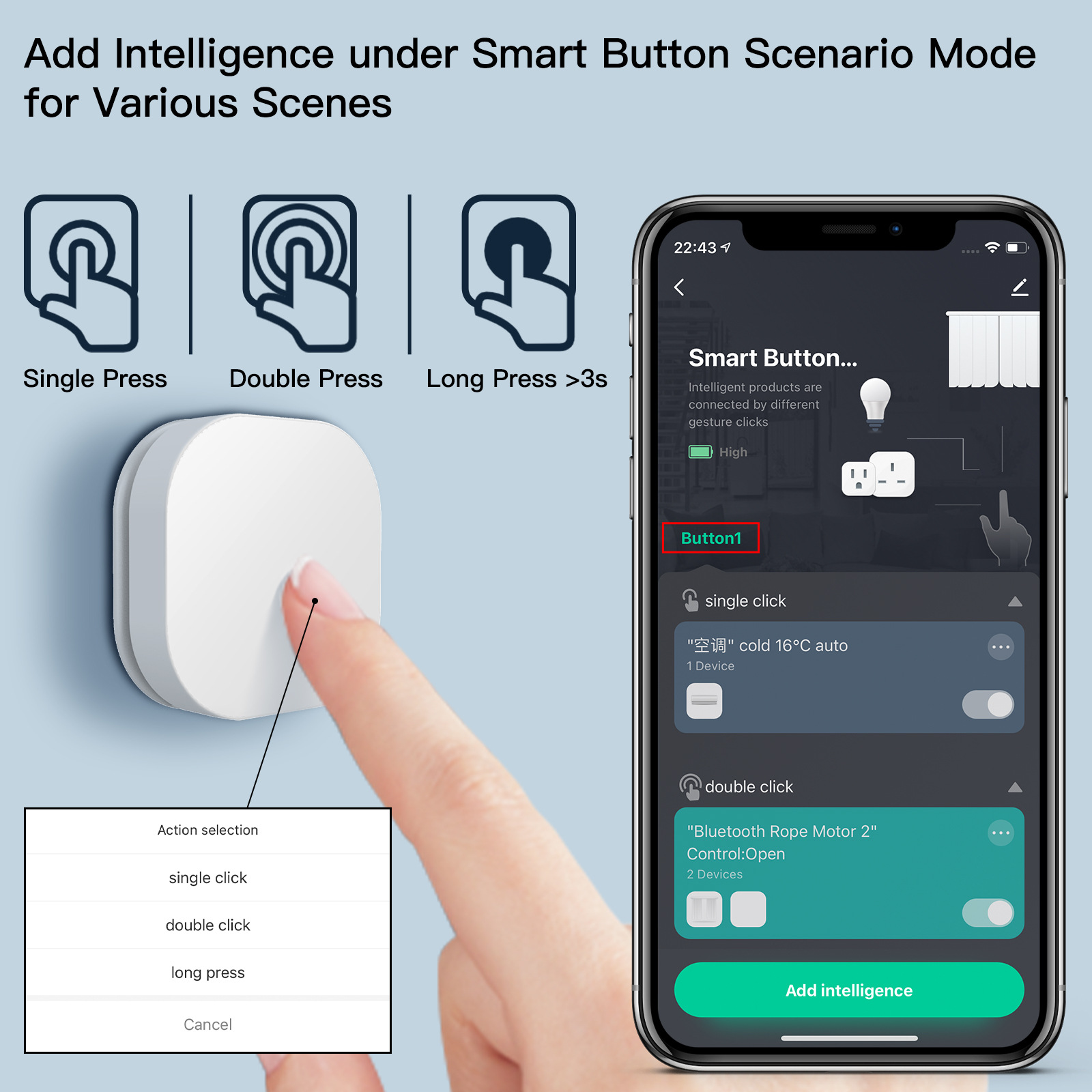 Smart Home Simple - Mini Wireless Switch ZigBee Emergency Button