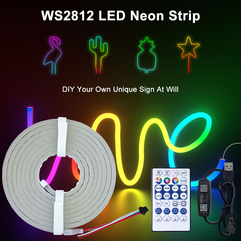 Smart Home Poster - DC5V LED Neon Strip Silicone Gel