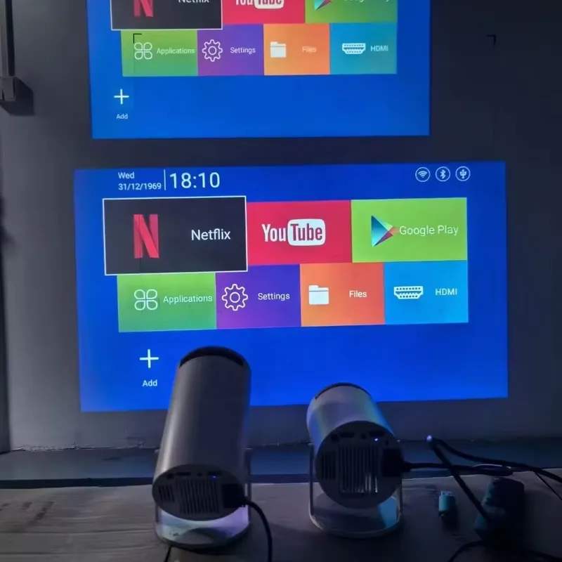Smart Home Simple - Latest HY300 Pro Smart Projector Auto