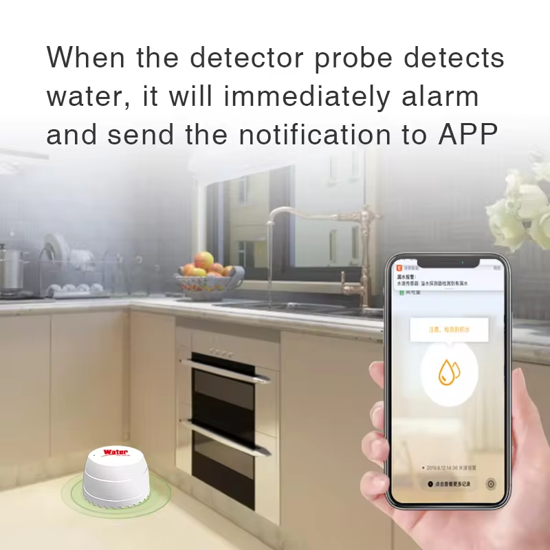Tuya WiFi Water Leak Detector  - đánh giá và giá Smart Home Green