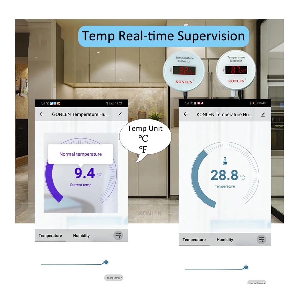 KONLEN Tuya Wifi Temperature S - đánh giá và giá Smart Home Green