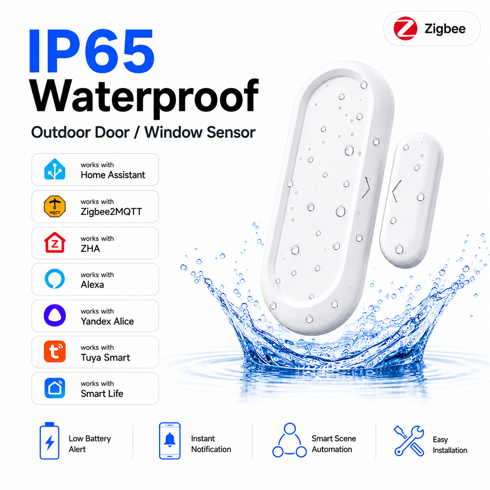 Door Window Sensor Zigbee 3.0  - đánh giá và giá Smart Home Zentrale