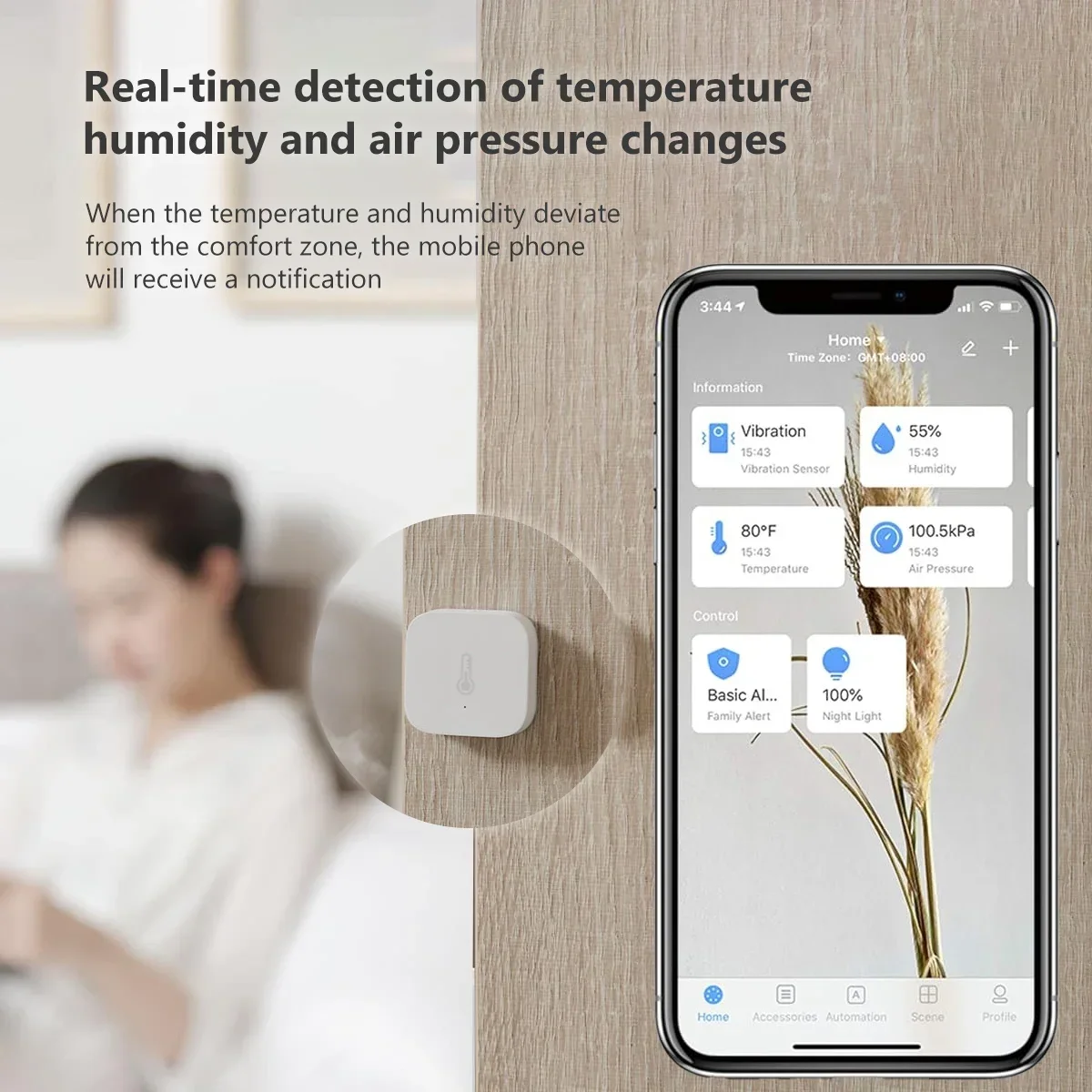 Aqara Temperature Sensor Zigbe - đánh giá và giá Smart Home Group