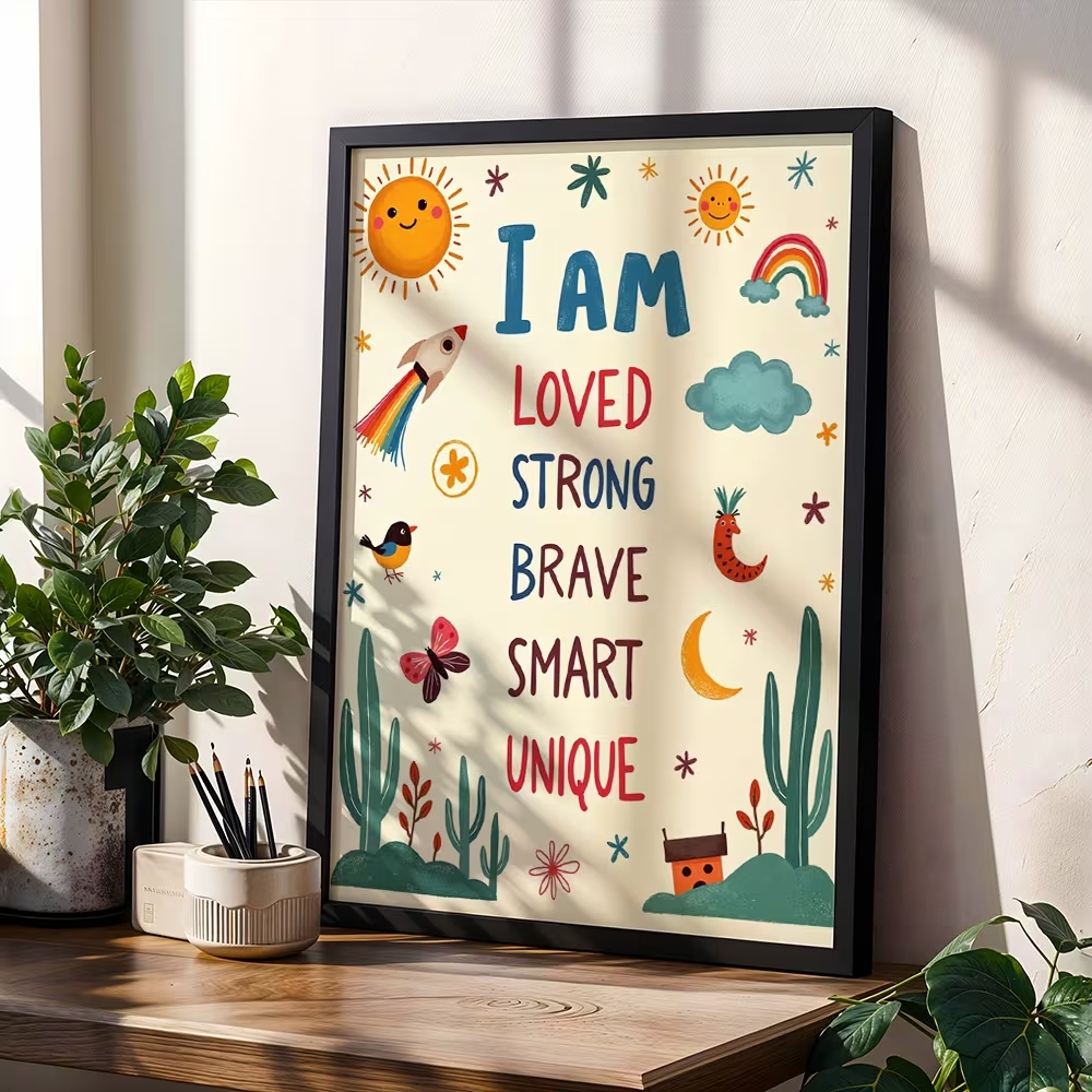 Colorful I Am Loved Strong Bra - đánh giá và giá Smart Home Poster