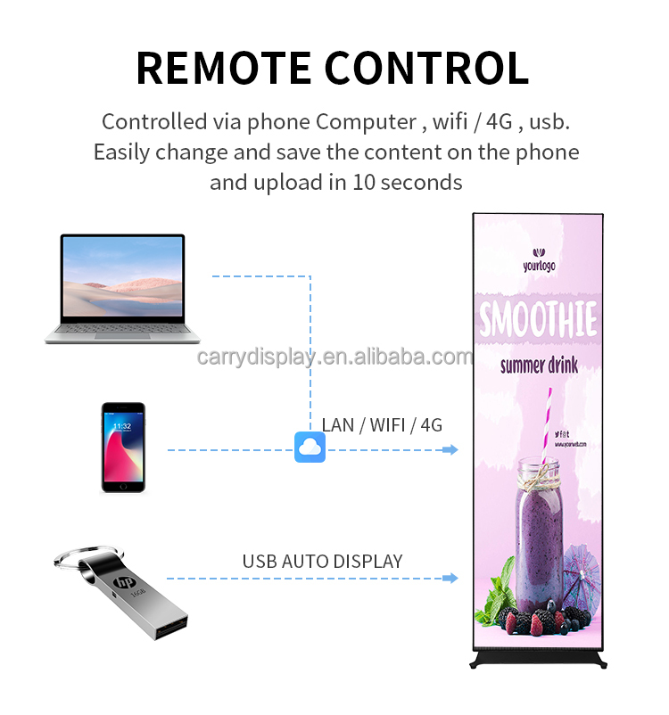 Outdoor Movable LED Digital Po - đánh giá và giá Smart Home Poster