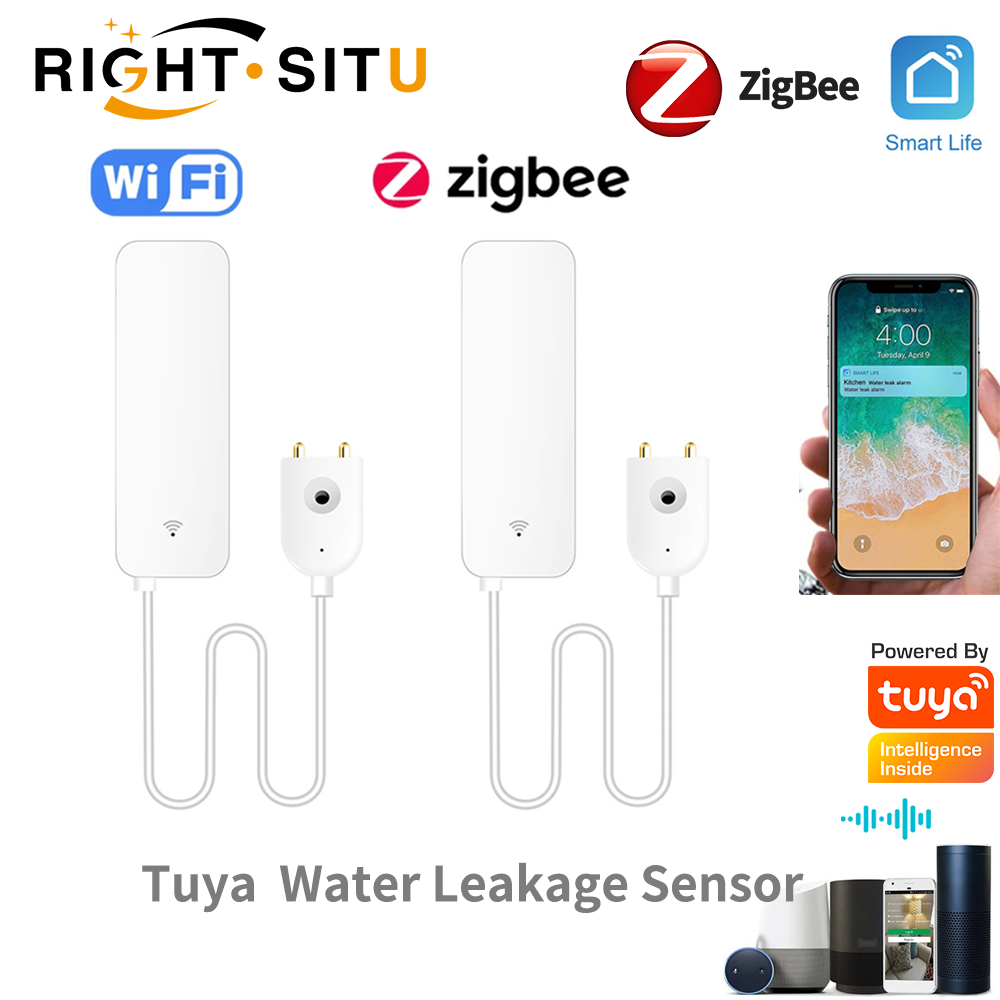 Tuya WiFi Nước Rò Rỉ Cảm Biến  - đánh giá và giá Smart Home Green