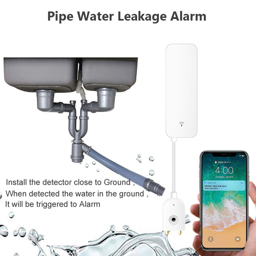 Tuya WiFi Nước Rò Rỉ Cảm Biến  - đánh giá và giá Smart Home Green