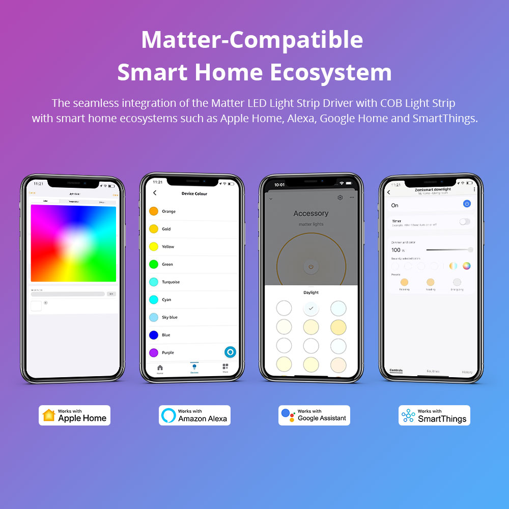 Zemismart COB Led Strip Light  - đánh giá và giá Smart Home Group