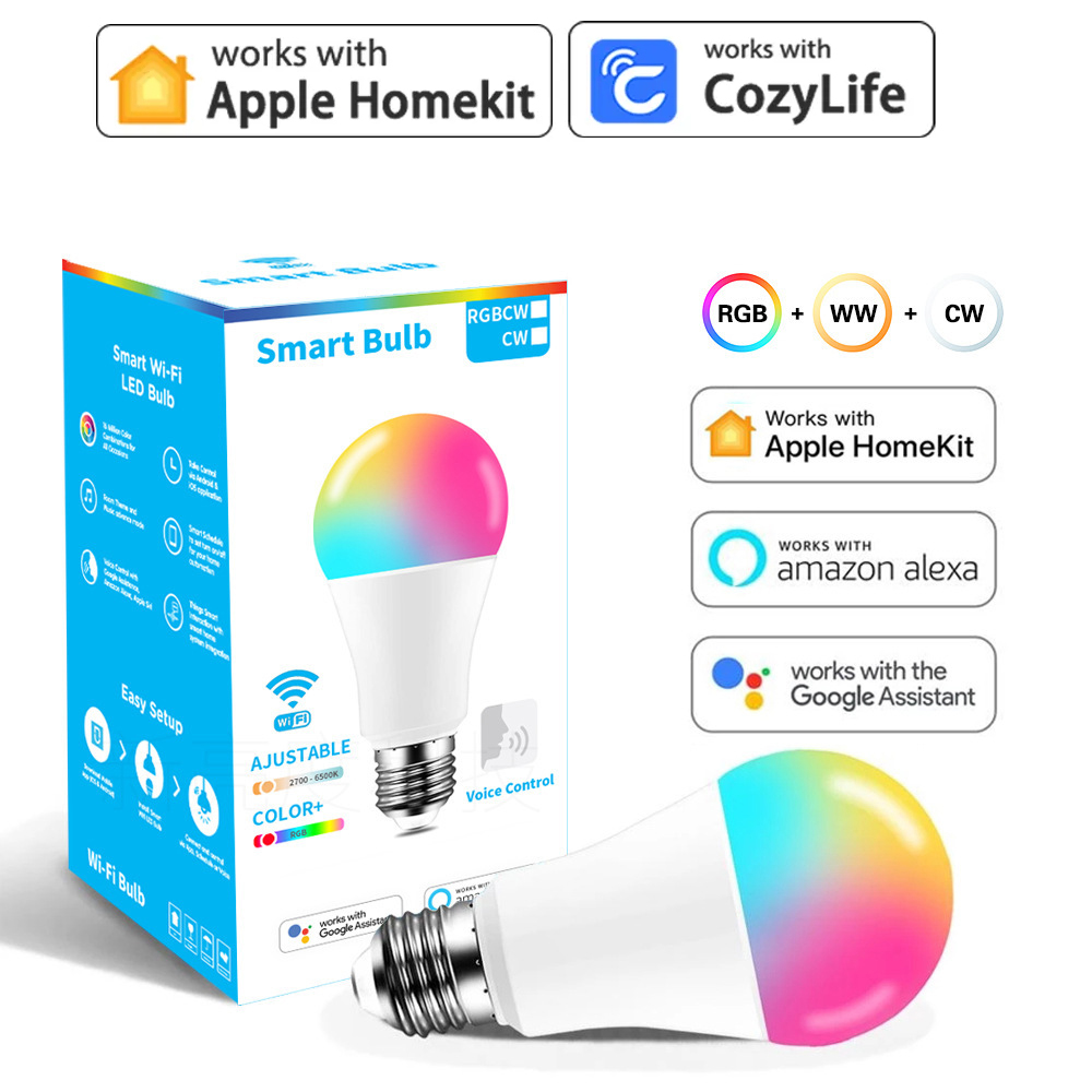 9W WiFi Homekit Light Lamp E27 - đánh giá và giá Smart Home Group