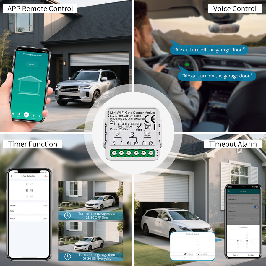 Tuya Smart WiFi or Zigbee Gara - đánh giá và giá Smart Home Networking