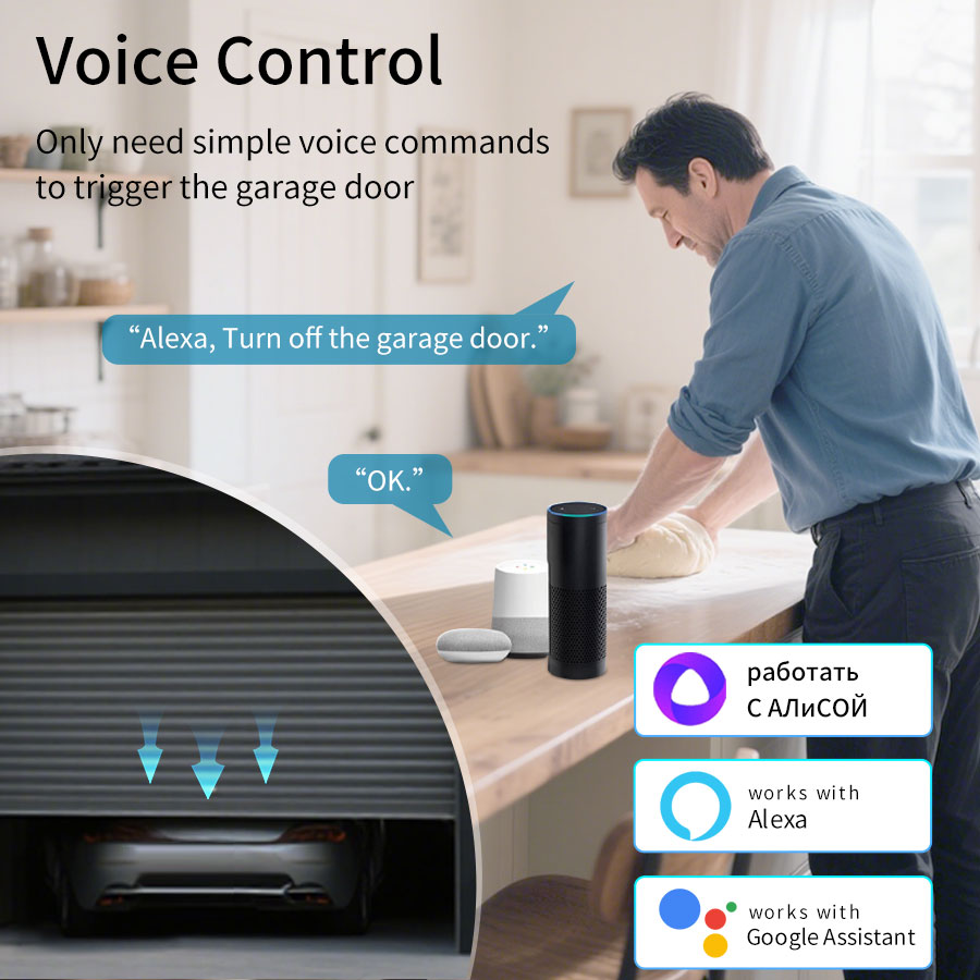 Tuya Smart WiFi or Zigbee Gara - đánh giá và giá Smart Home Networking
