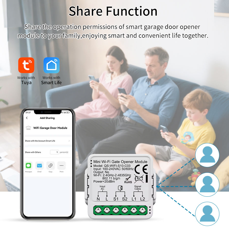 Tuya Smart WiFi or Zigbee Gara - đánh giá và giá Smart Home Networking
