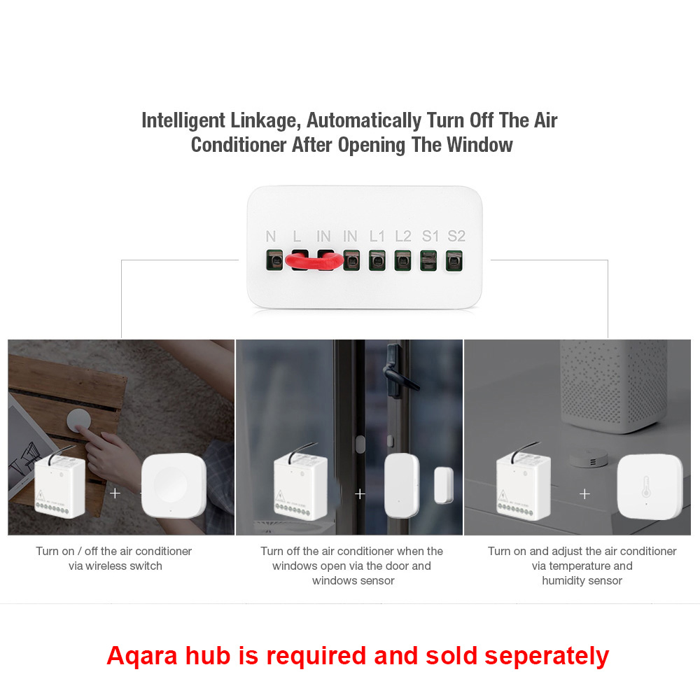 Aqara Two-Way Control Module R - đánh giá và giá Smart Home Group