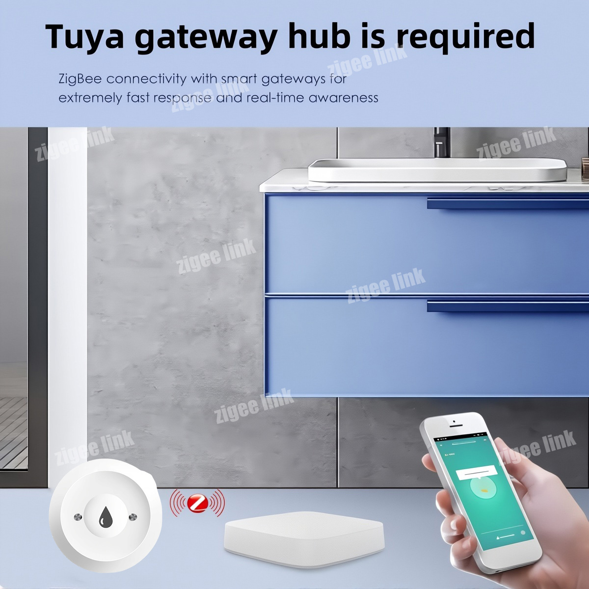 ZigBee 3.0 Water Sensor Smart  - đánh giá và giá Smart Home Zentrale