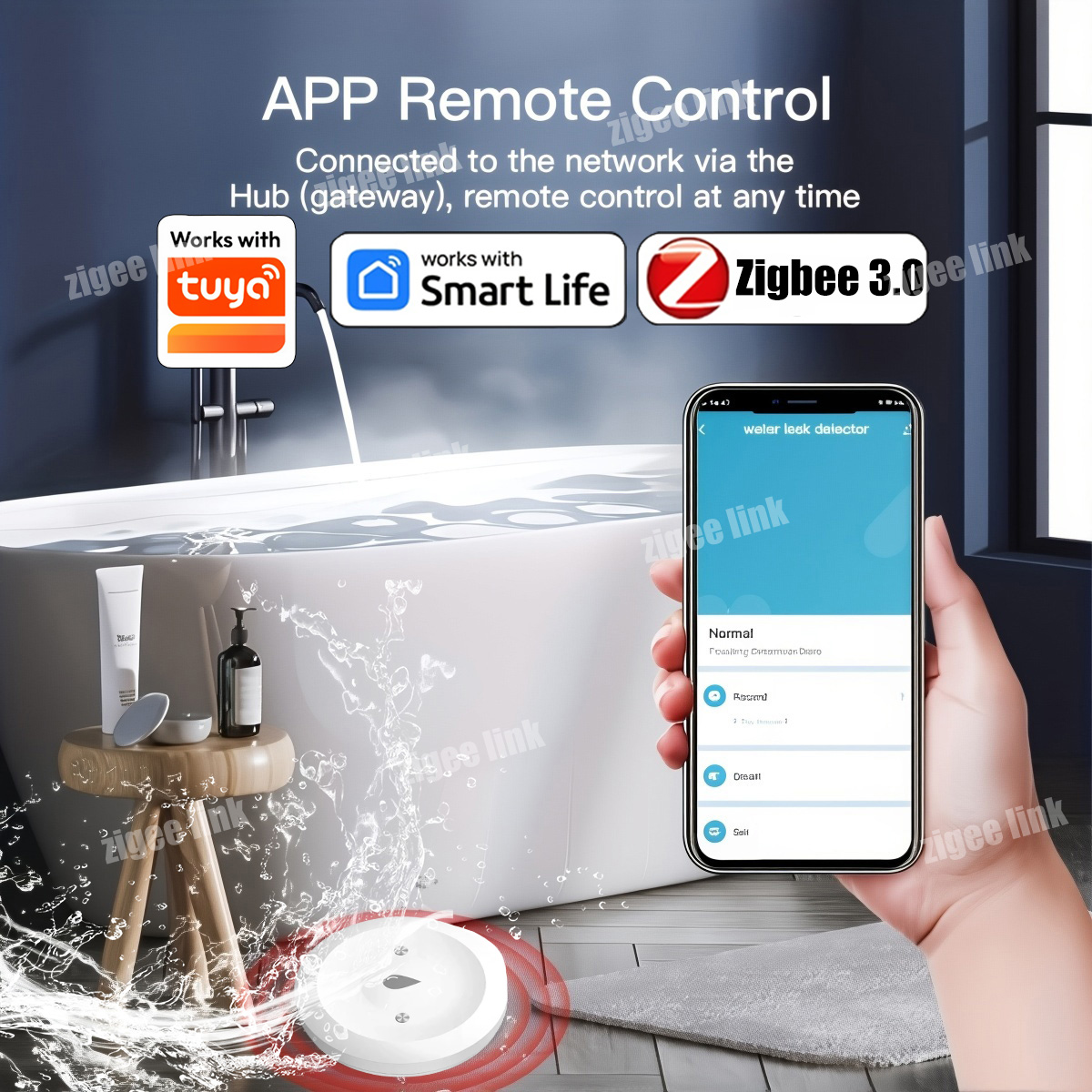 ZigBee 3.0 Water Sensor Smart  - đánh giá và giá Smart Home Zentrale