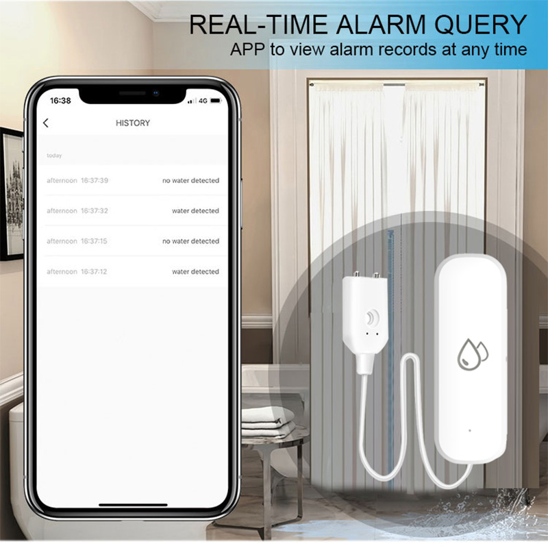 Tuya WiFi Water Leakage Alarm  - đánh giá và giá Smart Home Green
