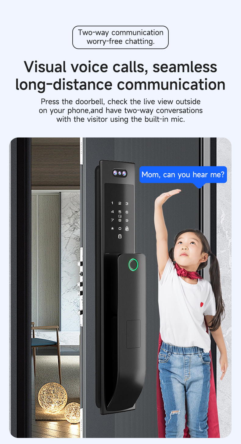 3D Face Recognition Smart Door - đánh giá và giá Smart Home Video Doorbell App