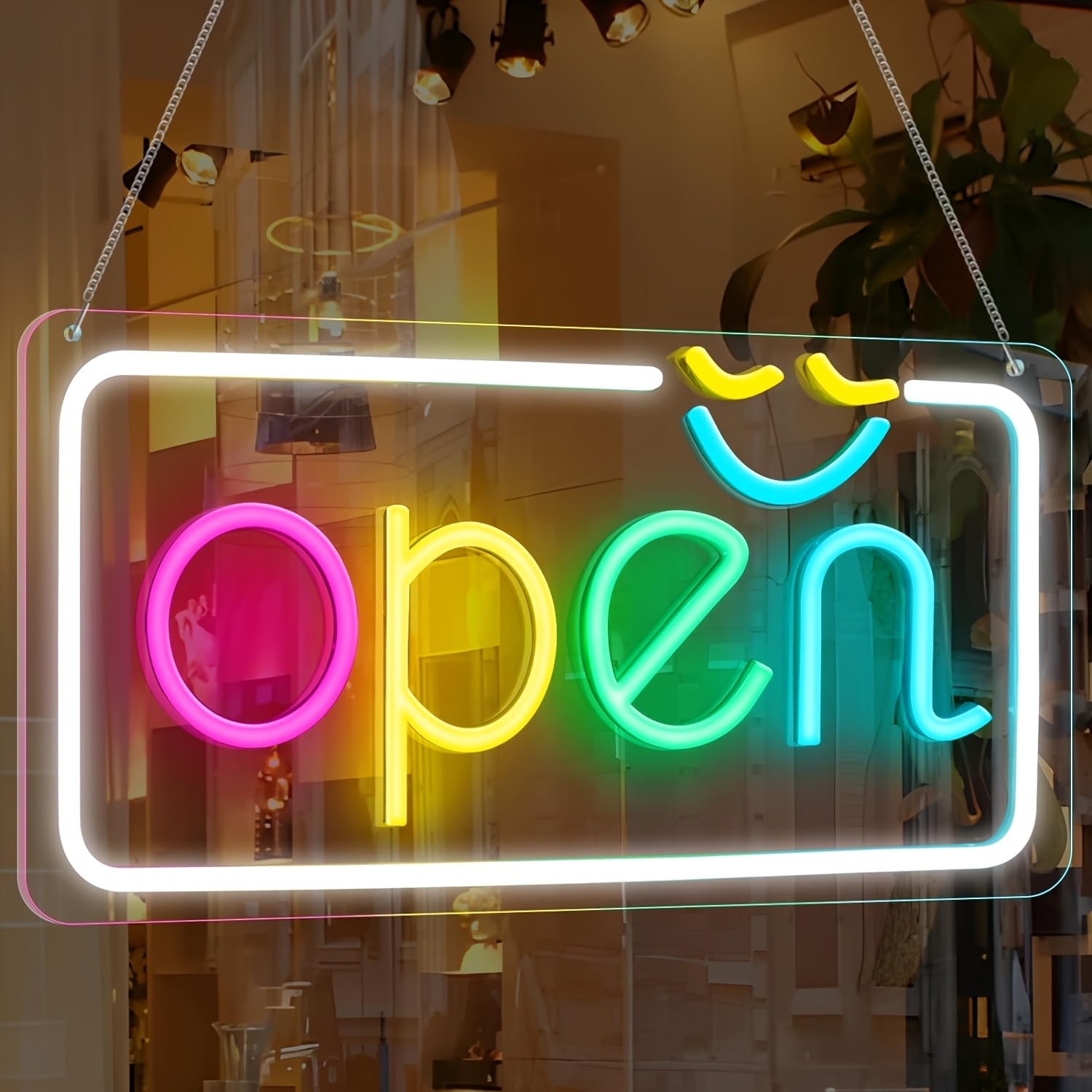 1Pc Led Neon Open Sign Bright  - đánh giá và giá Smart Home Poster