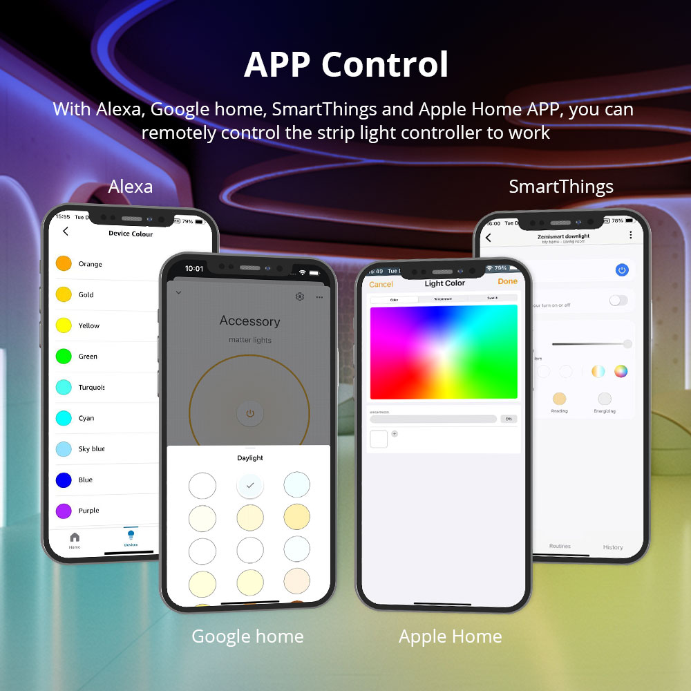 Zemismart Matter Led Light Str - đánh giá và giá Smart Home Group
