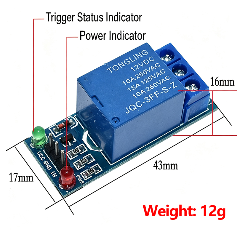 1‑Channel Relay Module 3.3V 5V - đánh giá và giá Smart Home Arduino Project