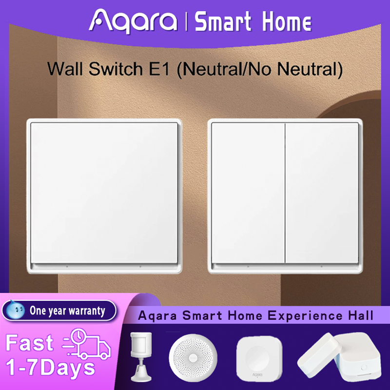 Original Aqara Wall Switch E1  - đánh giá và giá Smart Home Group