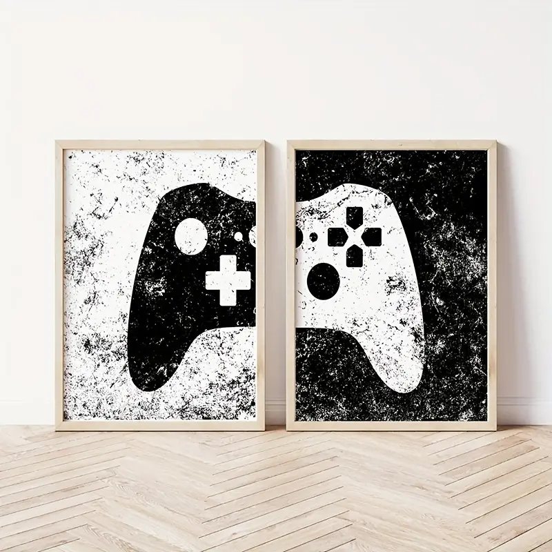 Black and White Game Controlle - đánh giá và giá Smart Home Poster