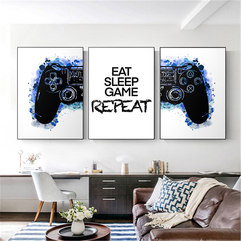 Black and White Game Controlle - đánh giá và giá Smart Home Poster