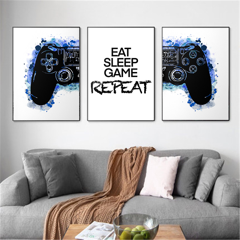 Black and White Game Controlle - đánh giá và giá Smart Home Poster